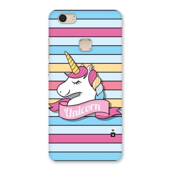 Unicorn Stripes Back Case for Vivo V7