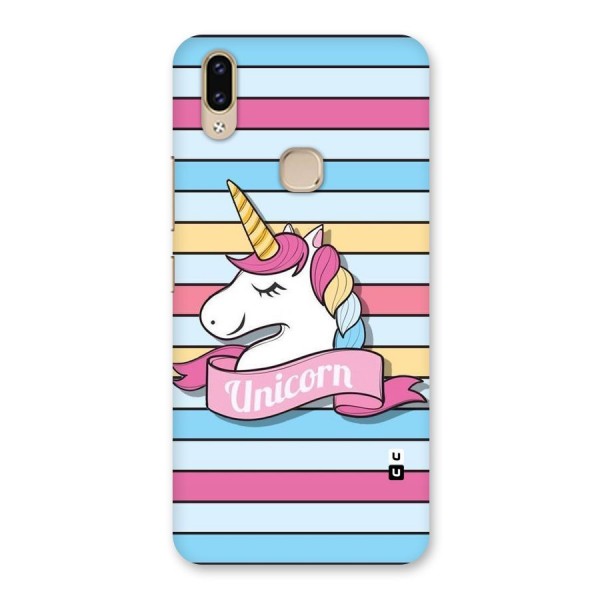 Unicorn Stripes Back Case for Vivo V9