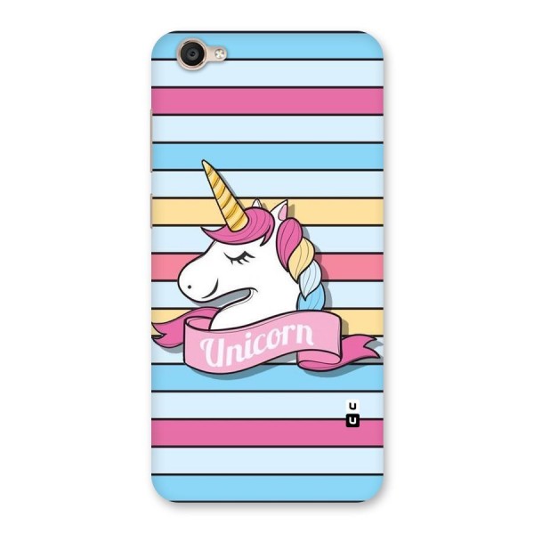 Unicorn Stripes Back Case for Vivo Y55s