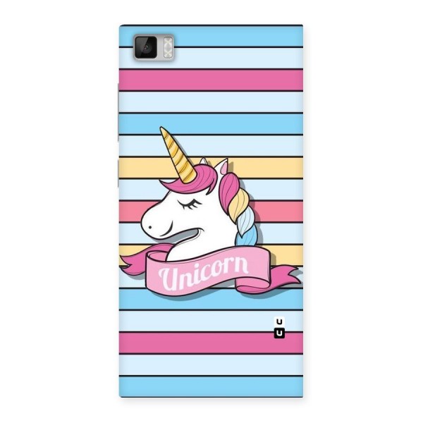 Unicorn Stripes Back Case for Xiaomi Mi3