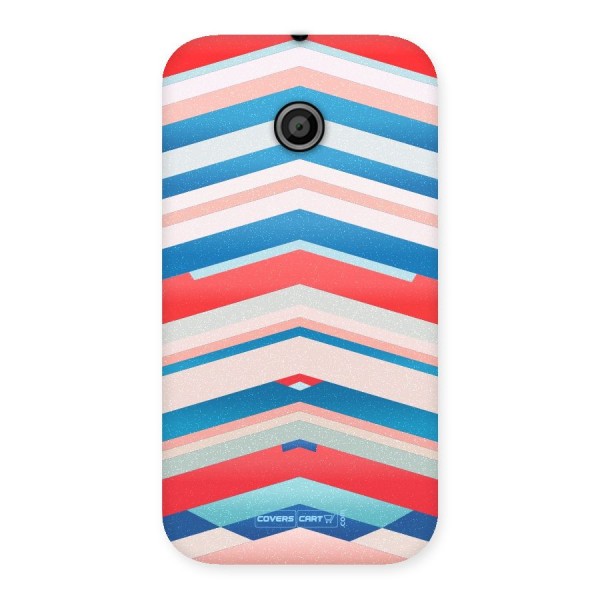 Unique Vibrant Colours Back Case for Moto E