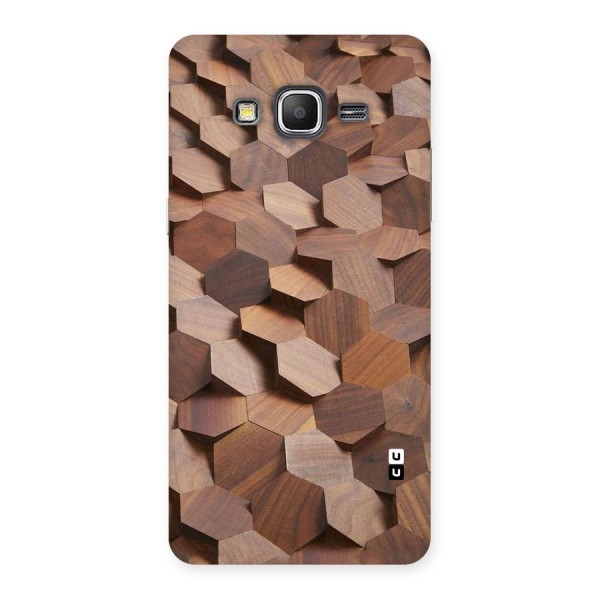 Uplifted Wood Hexagons Back Case for Galaxy Grand Prime