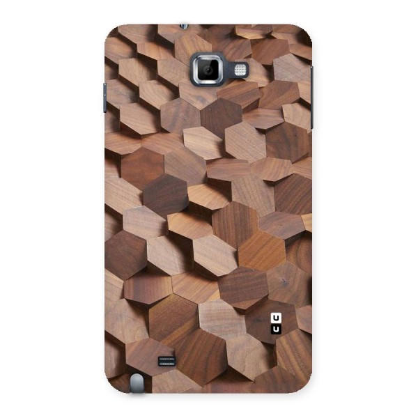 Uplifted Wood Hexagons Back Case for Galaxy Note