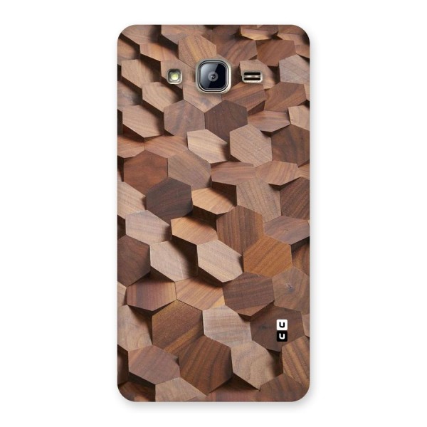 Uplifted Wood Hexagons Back Case for Galaxy On5