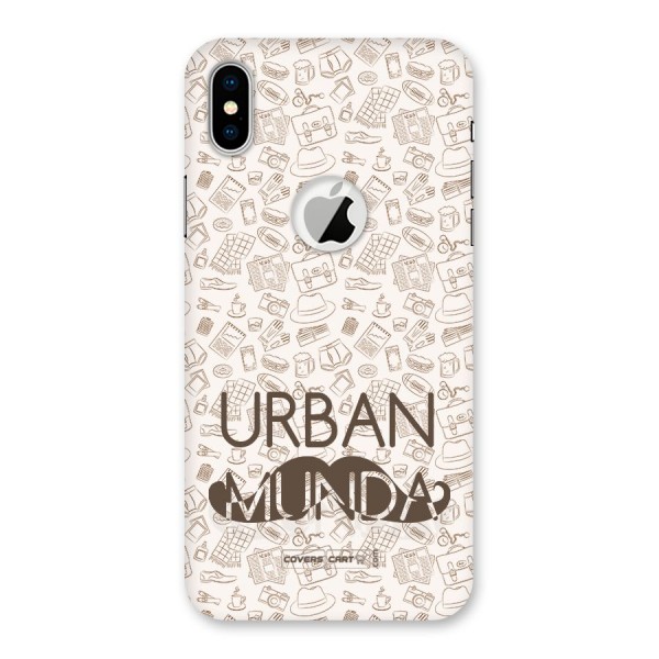 Urban Munda Back Case for iPhone XS Logo Cut