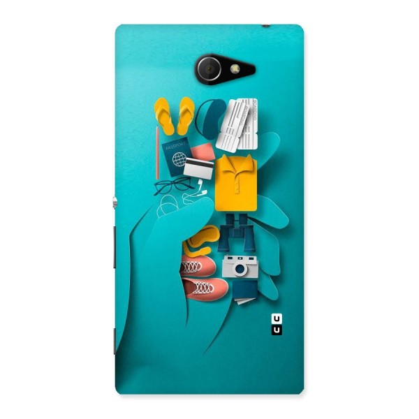 Vacay Vibes Back Case for Sony Xperia M2