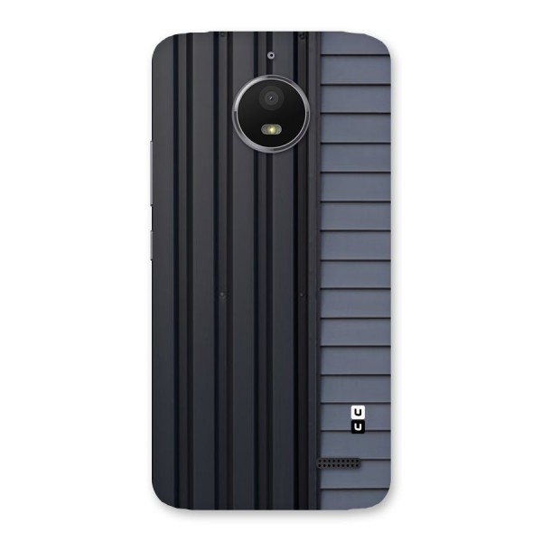 Vertical Horizontal Back Case for Moto E4