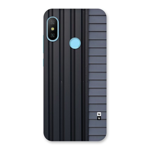 Vertical Horizontal Back Case for Redmi 6 Pro