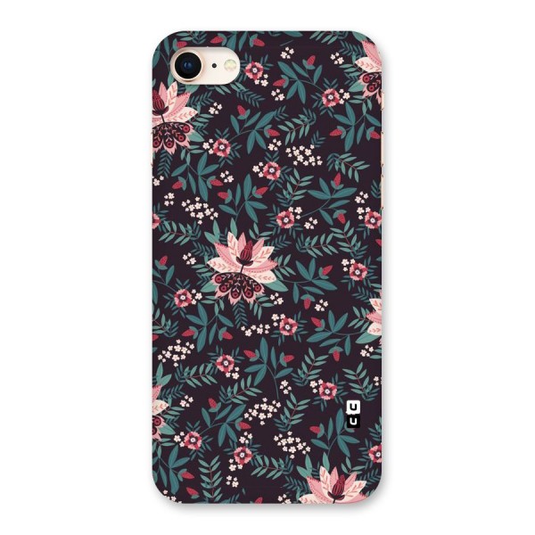 Very Leafy Pattern Back Case for iPhone 8