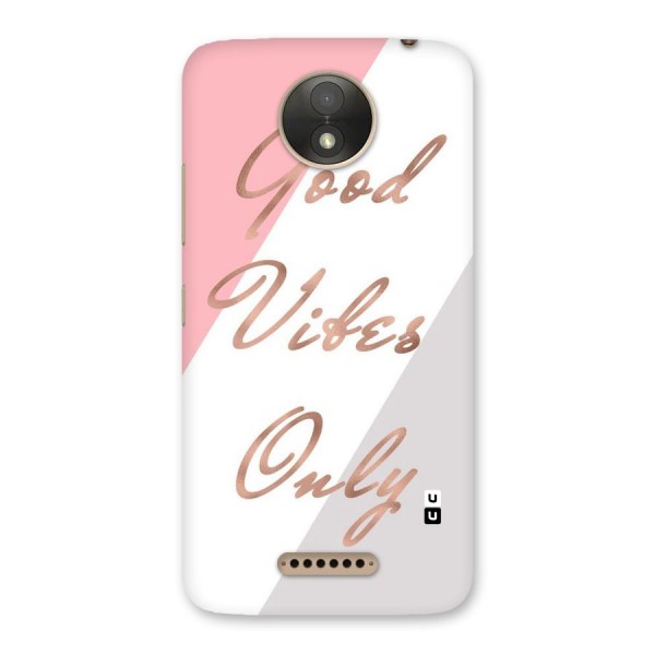 Vibes Classic Stripes Back Case for Moto C Plus