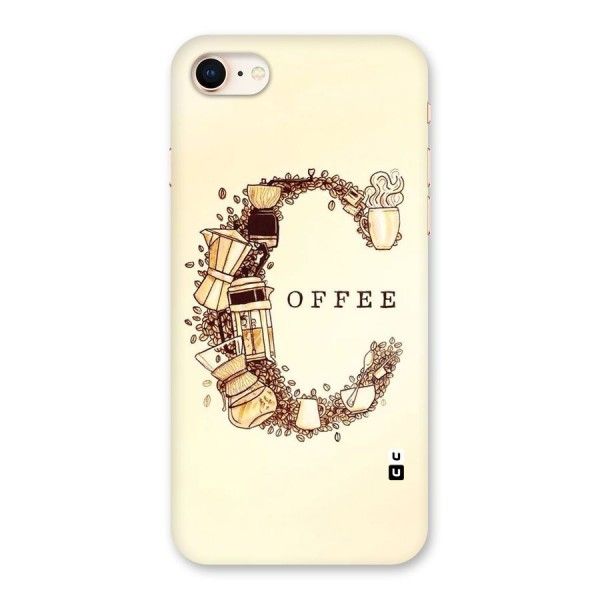 Vintage Coffee Back Case for iPhone 8