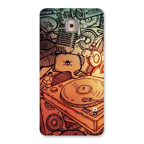 Vinyl Design Back Case for Galaxy J7 Max