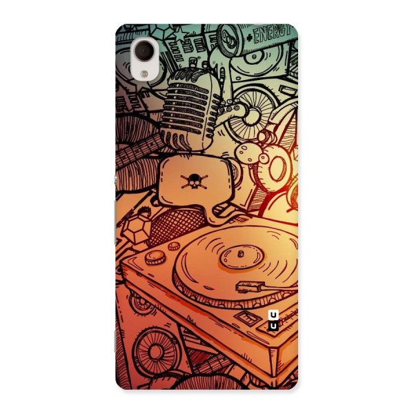 Vinyl Design Back Case for Sony Xperia M4