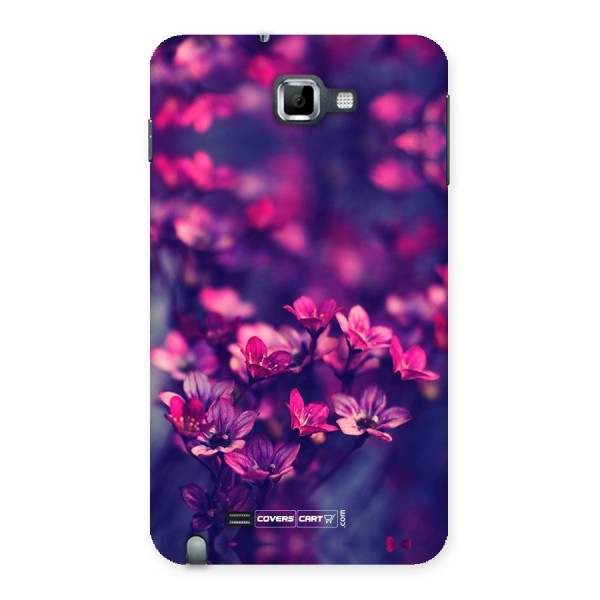 Violet Floral Back Case for Galaxy Note