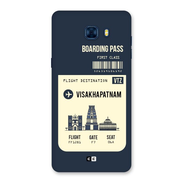 Vishakapatnam Boarding Pass Back Case for Galaxy C7 Pro