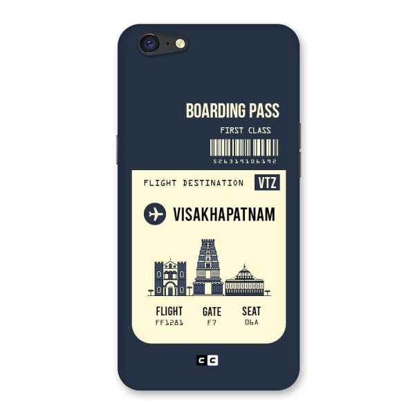 Vishakapatnam Boarding Pass Back Case for Oppo A71