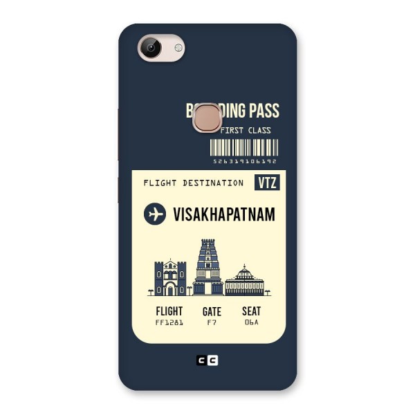 Vishakapatnam Boarding Pass Back Case for Vivo Y83