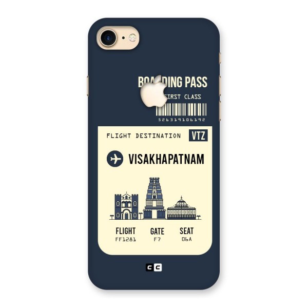 Vishakapatnam Boarding Pass Back Case for iPhone 7 Apple Cut