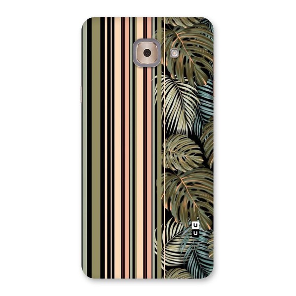 Visual Art Leafs Back Case for Galaxy J7 Max