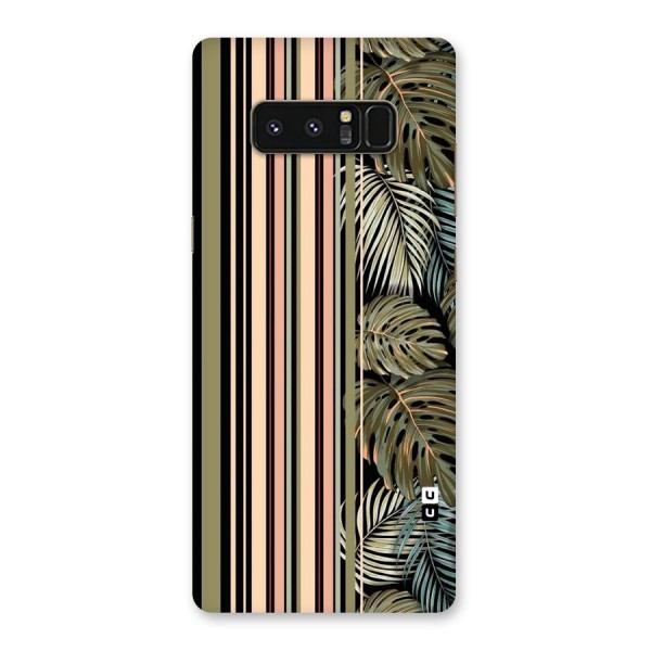 Visual Art Leafs Back Case for Galaxy Note 8