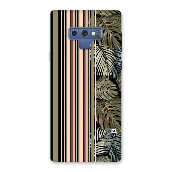 Visual Art Leafs Back Case for Galaxy Note 9