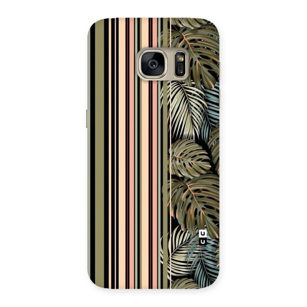 Visual Art Leafs Back Case for Galaxy S7