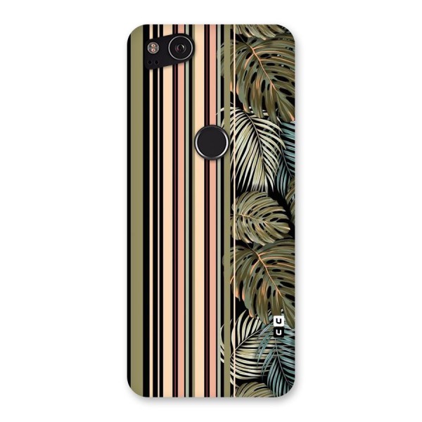 Visual Art Leafs Back Case for Google Pixel 2