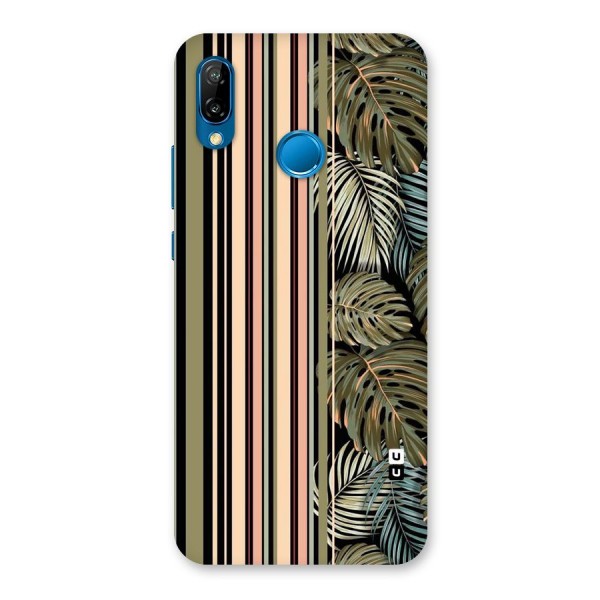 Visual Art Leafs Back Case for Huawei P20 Lite