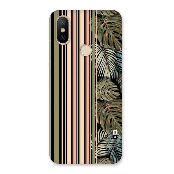 Visual Art Leafs Back Case for Mi A2