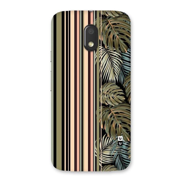 Visual Art Leafs Back Case for Moto E3 Power