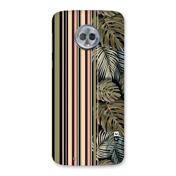 Visual Art Leafs Back Case for Moto G6