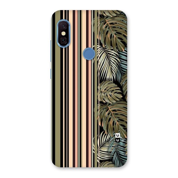 Visual Art Leafs Back Case for Redmi Note 6 Pro