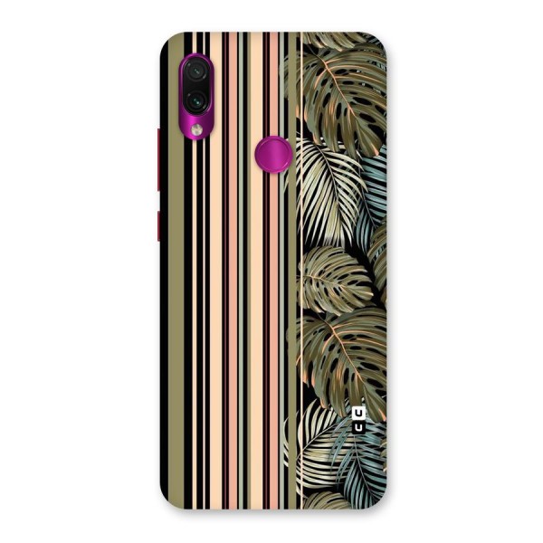 Visual Art Leafs Back Case for Redmi Note 7 Pro