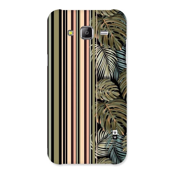 Visual Art Leafs Back Case for Samsung Galaxy J5