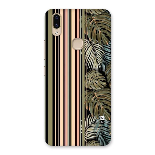 Visual Art Leafs Back Case for Vivo V9