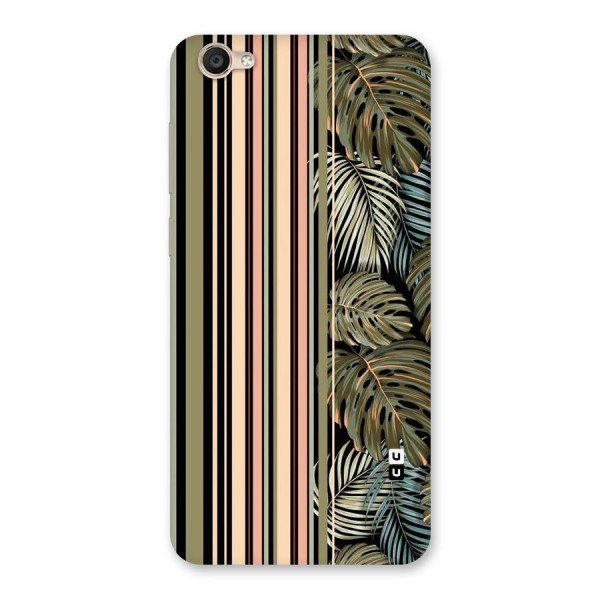 Visual Art Leafs Back Case for Vivo Y55s