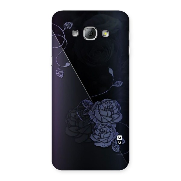 Voilet Floral Design Back Case for Galaxy A8