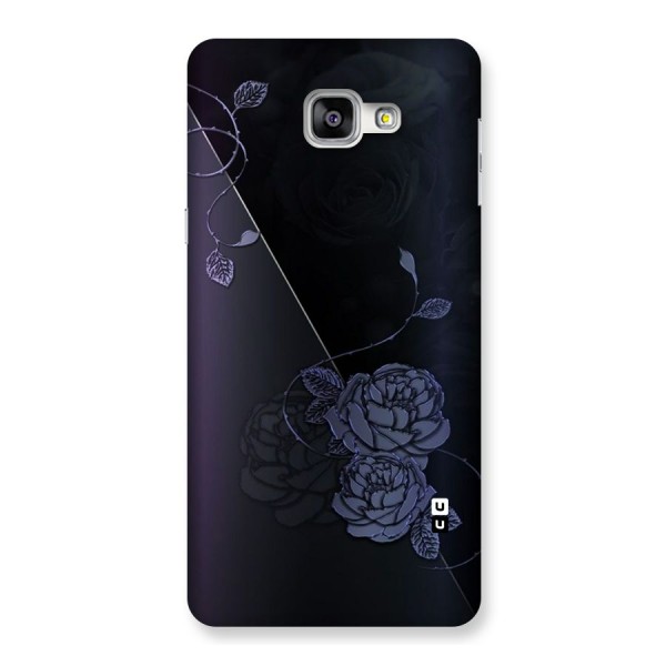 Voilet Floral Design Back Case for Galaxy A9