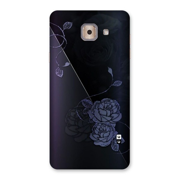 Voilet Floral Design Back Case for Galaxy J7 Max