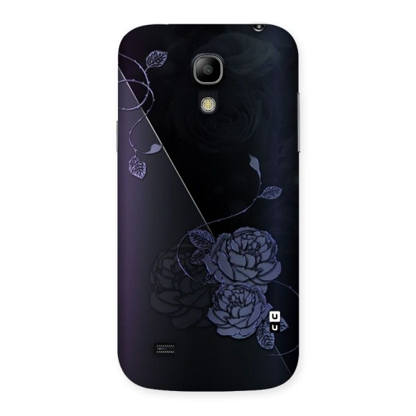 Voilet Floral Design Back Case for Galaxy S4 Mini