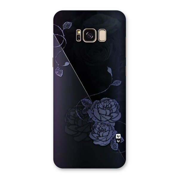 Voilet Floral Design Back Case for Galaxy S8 Plus