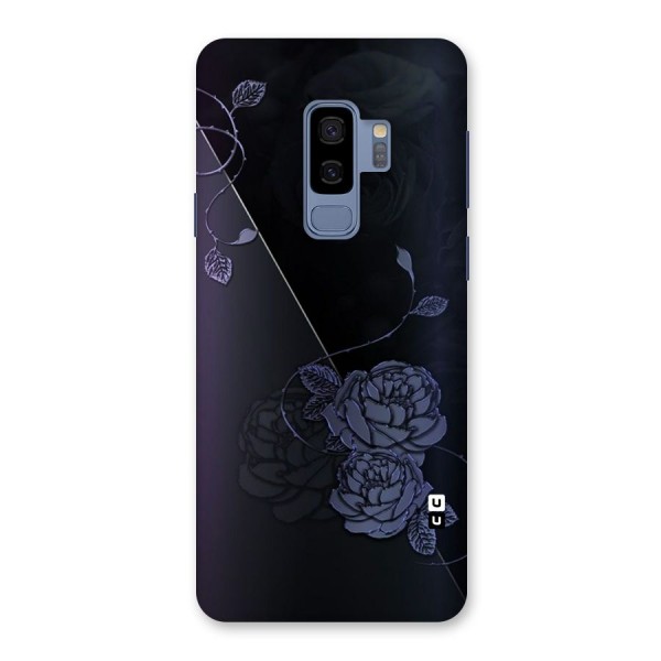 Voilet Floral Design Back Case for Galaxy S9 Plus