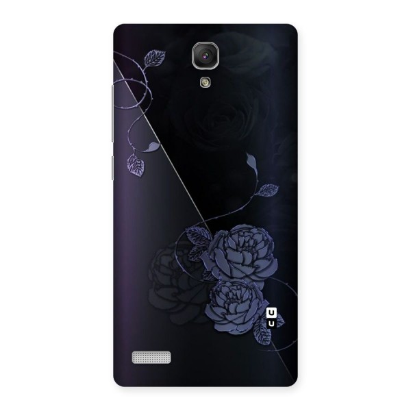 Voilet Floral Design Back Case for Redmi Note