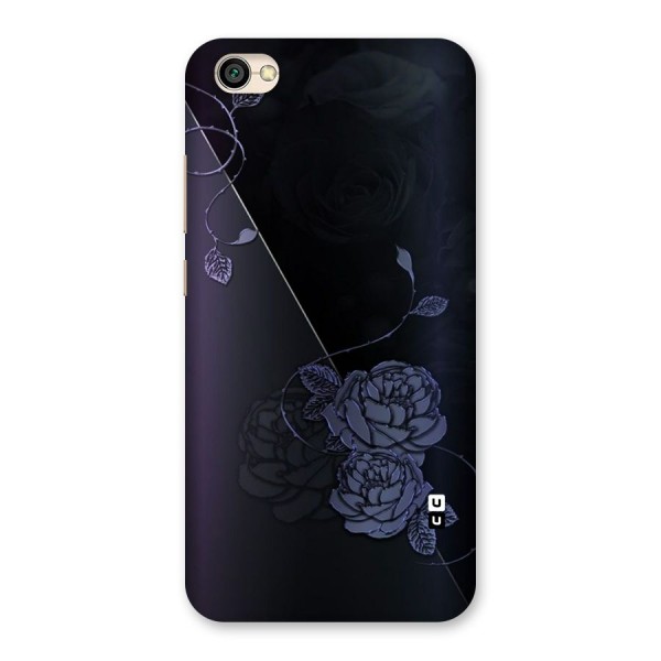 Voilet Floral Design Back Case for Redmi Y1 Lite