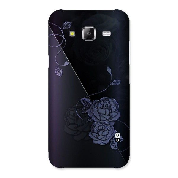 Voilet Floral Design Back Case for Samsung Galaxy J5