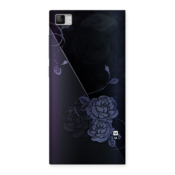 Voilet Floral Design Back Case for Xiaomi Mi3