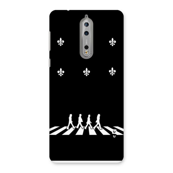 Walking Four Back Case for Nokia 8