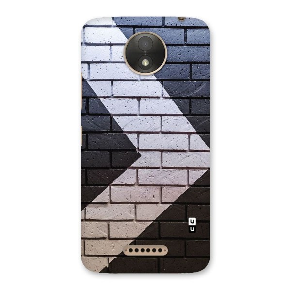 Wall Arrow Design Back Case for Moto C Plus