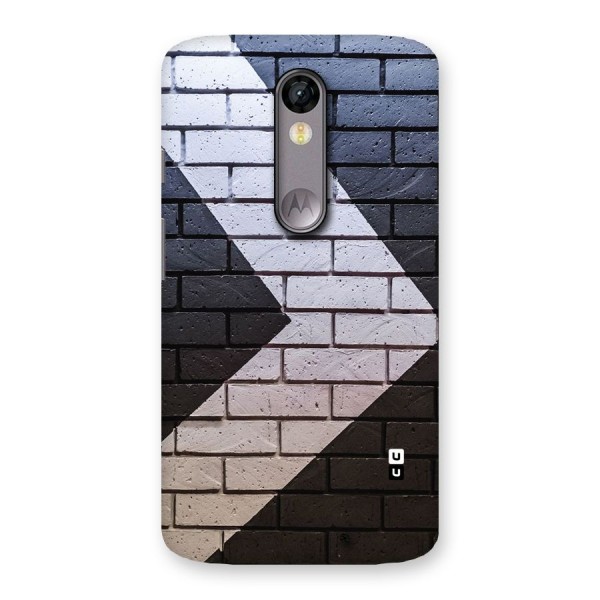 Wall Arrow Design Back Case for Moto X Force