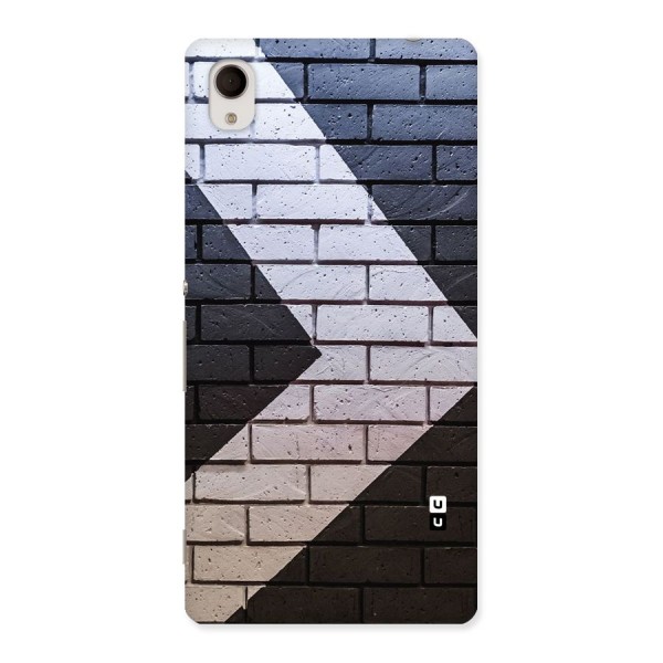 Wall Arrow Design Back Case for Xperia M4 Aqua